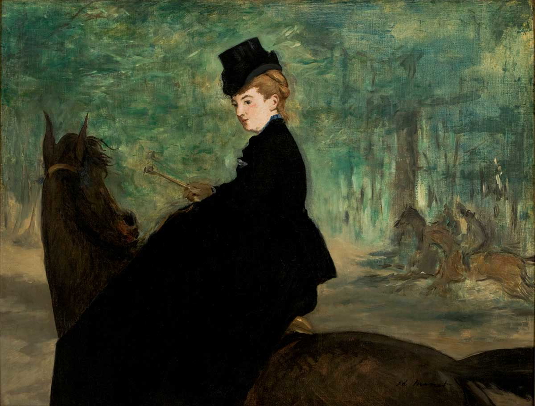 post impressionist amazon portrait marie lefebure edouard manet