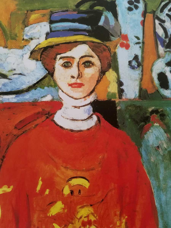 post impressionist femme yeux verts henri matisse