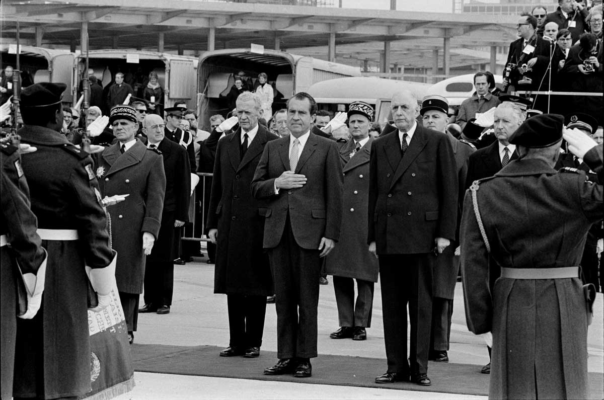 richard nixon de gaulle photo