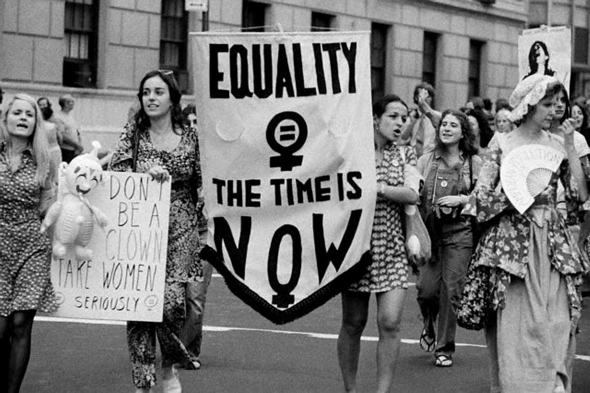 second wave feminism womens liberation parade
