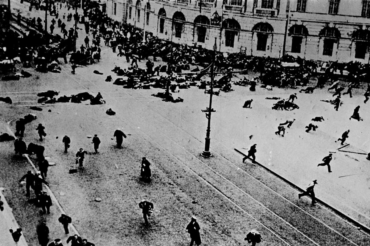 russian political demonstration