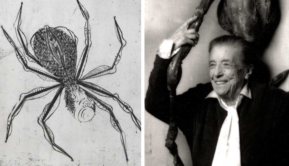 why louise bourgeois make spider sculptures