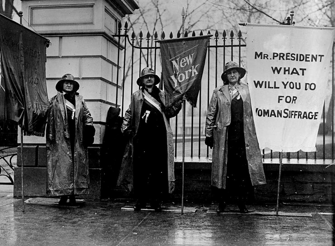 womens suffrage protest first wave feminism