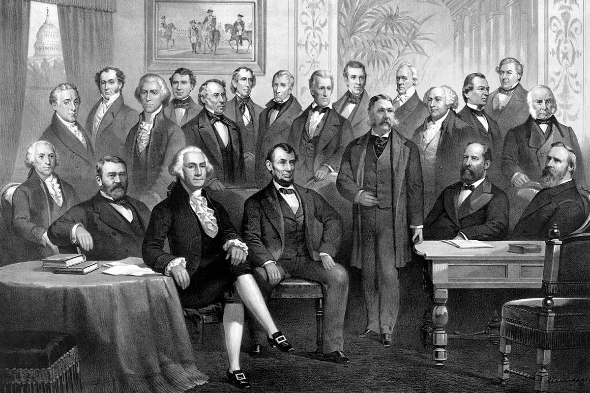 21 united states presidents pose