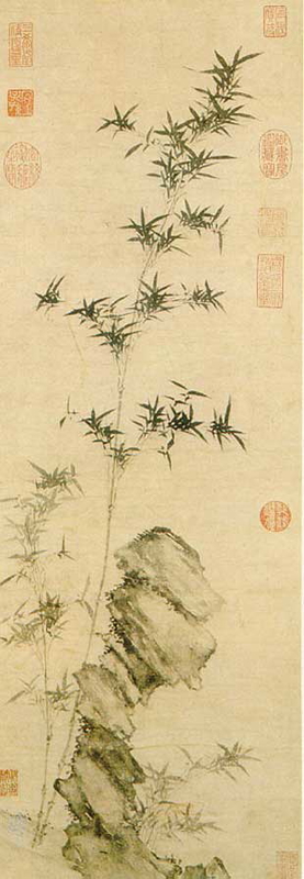 Bamboo and Stone by Guan Daosheng