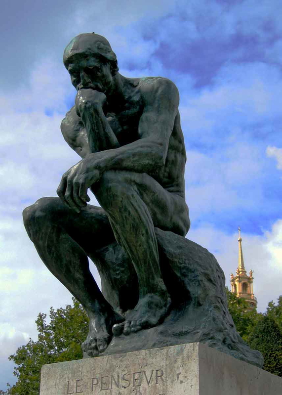 Thinker Auguste Rodin Museum Paris 1904