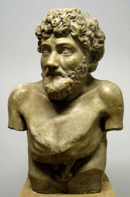 aesop pushkin museum moscow plaster bust