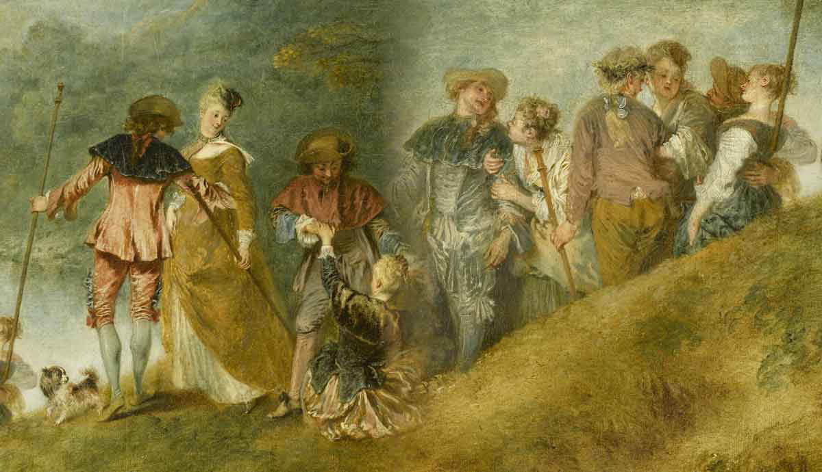 antoine watteau embarkation cythera painting
