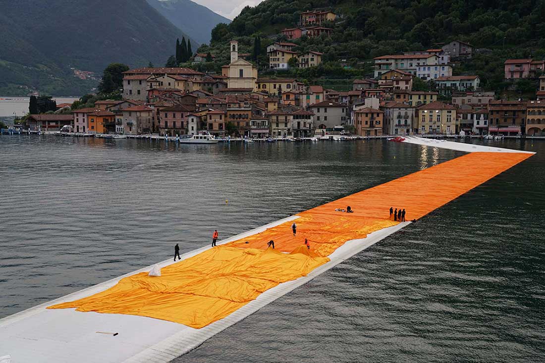 floating piers italy