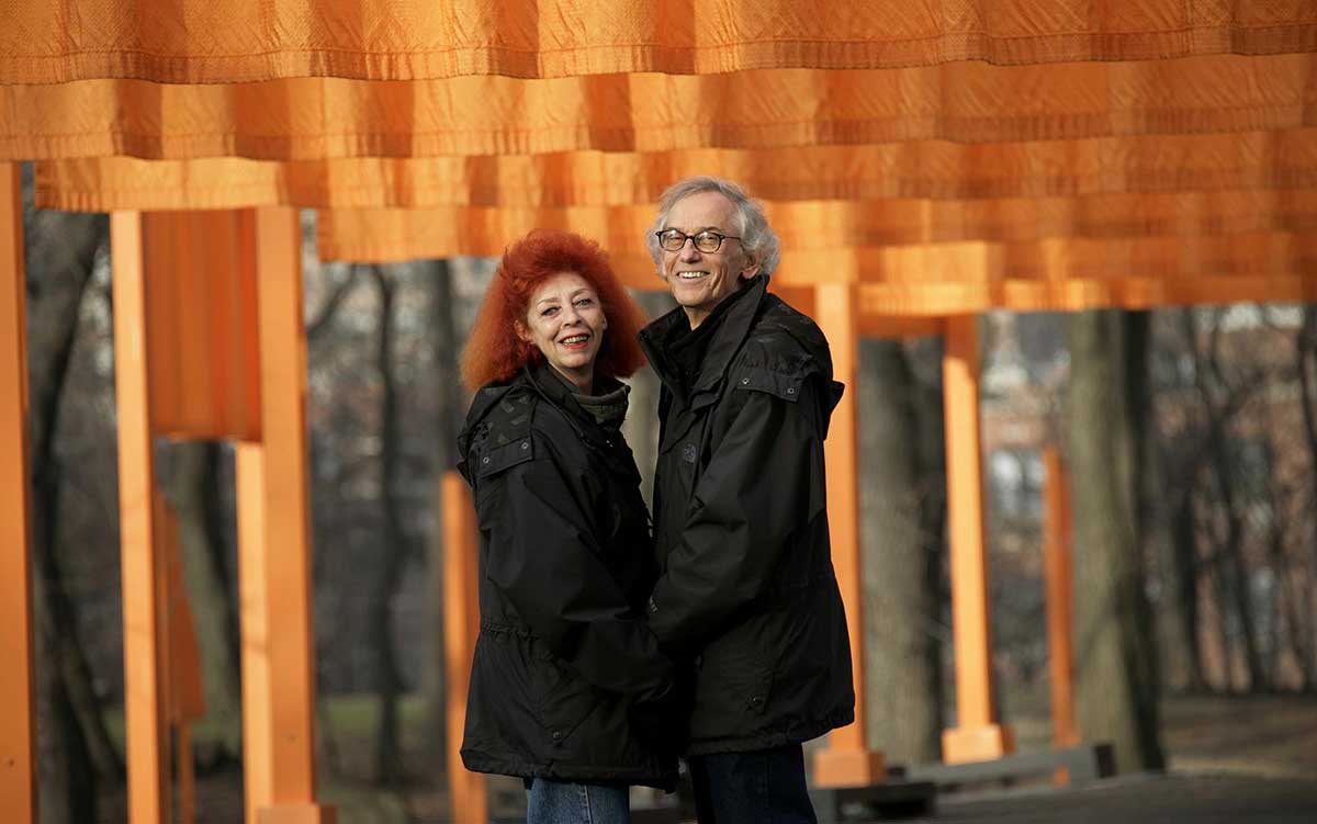 christo and jeanne-claude photo portrait