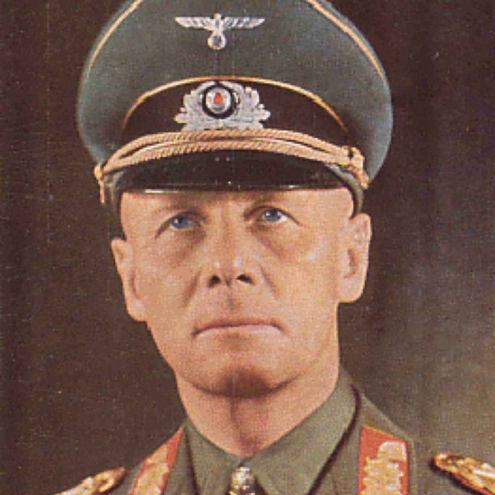 color erwin rommel portrait