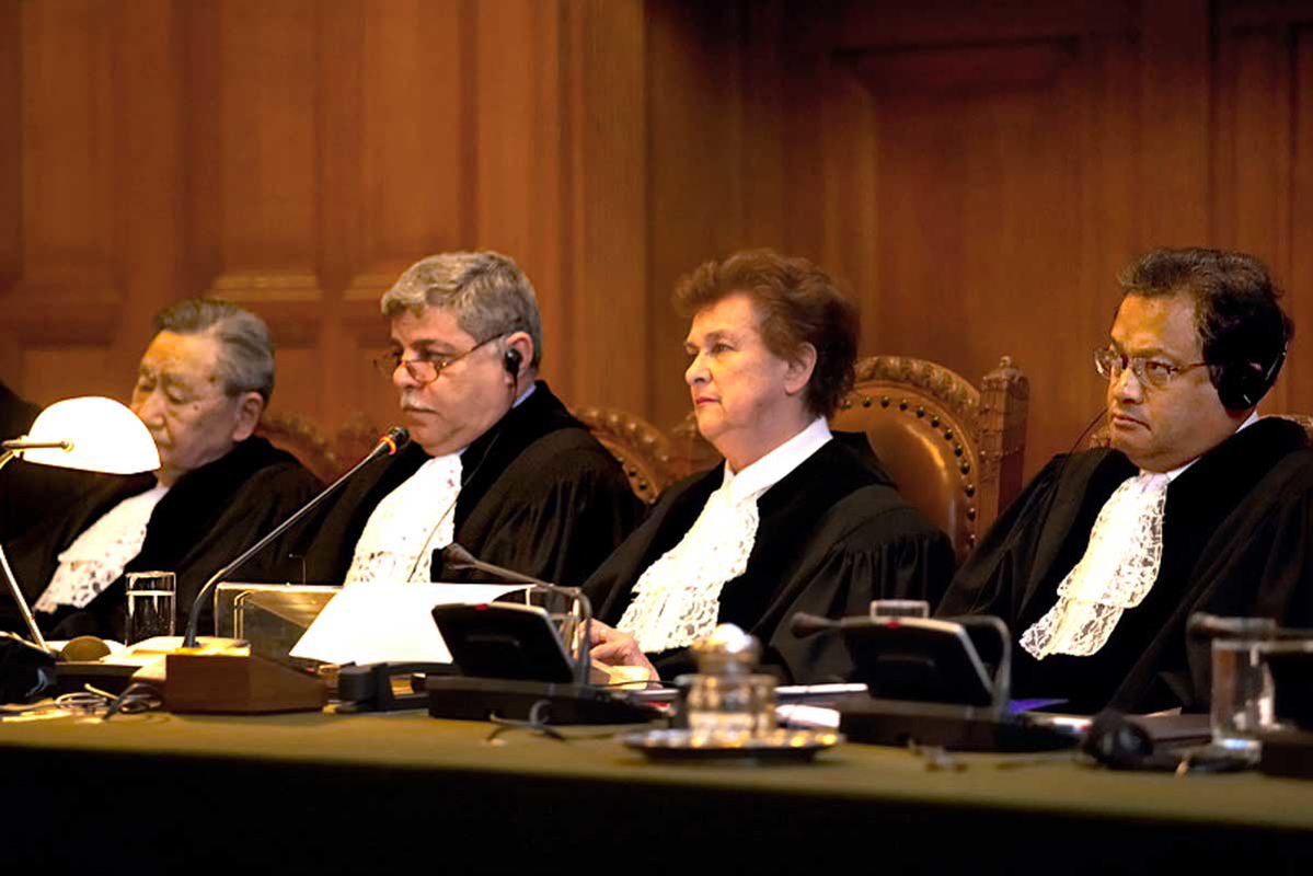 court hearing judges