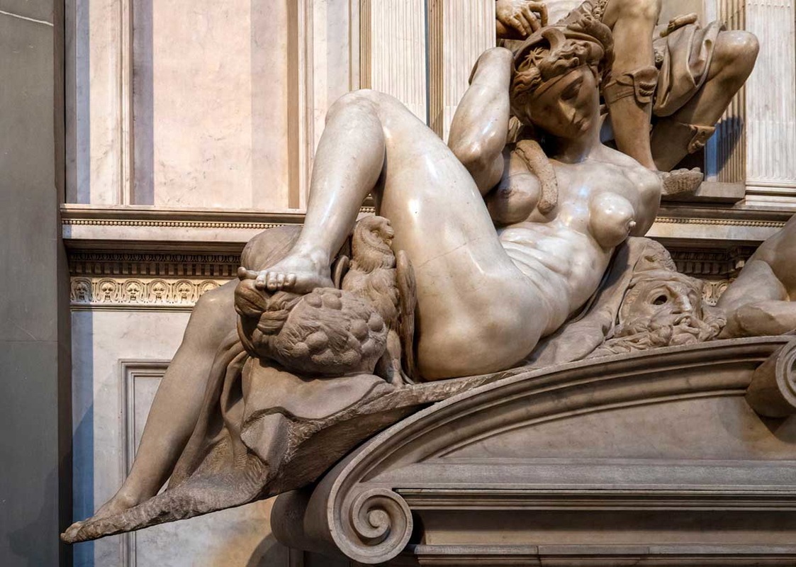 famous artists michelangelo night sculpture 1526 weird artworks