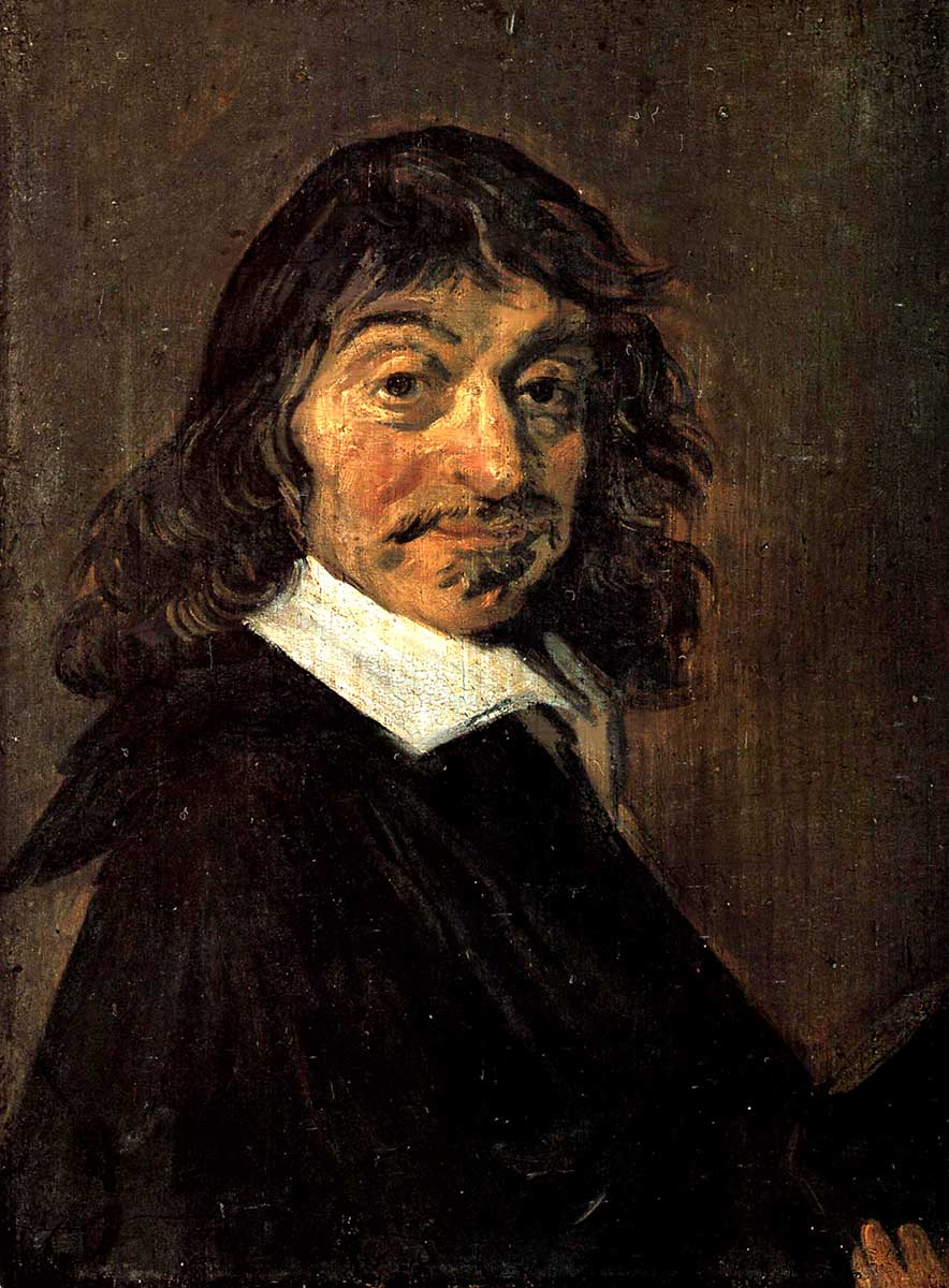 frans hal descartes oil portait