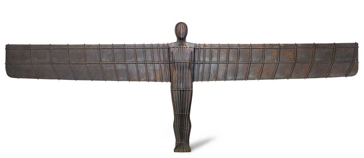 model for the angel of the north antony gormley
