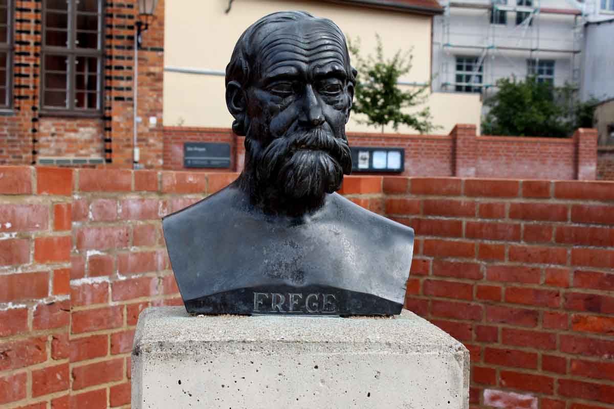 gottlob frege statue modern