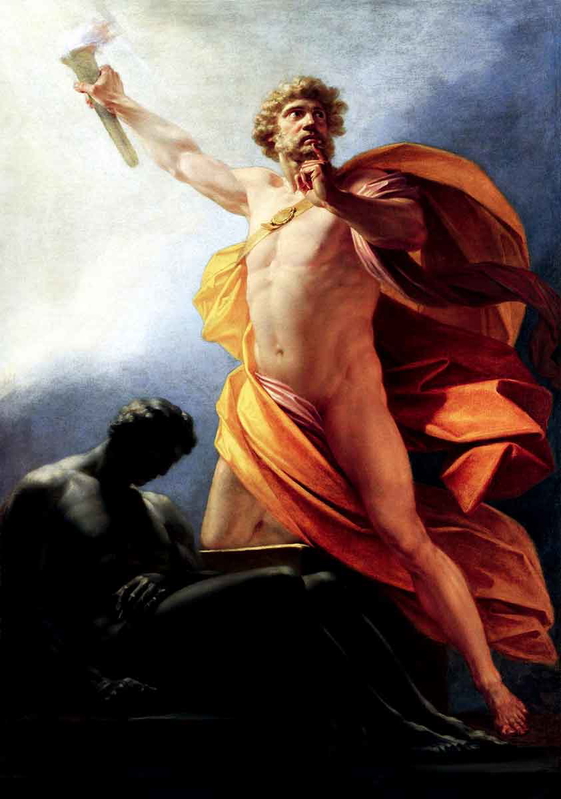 heinrich fueger prometheus brings fire