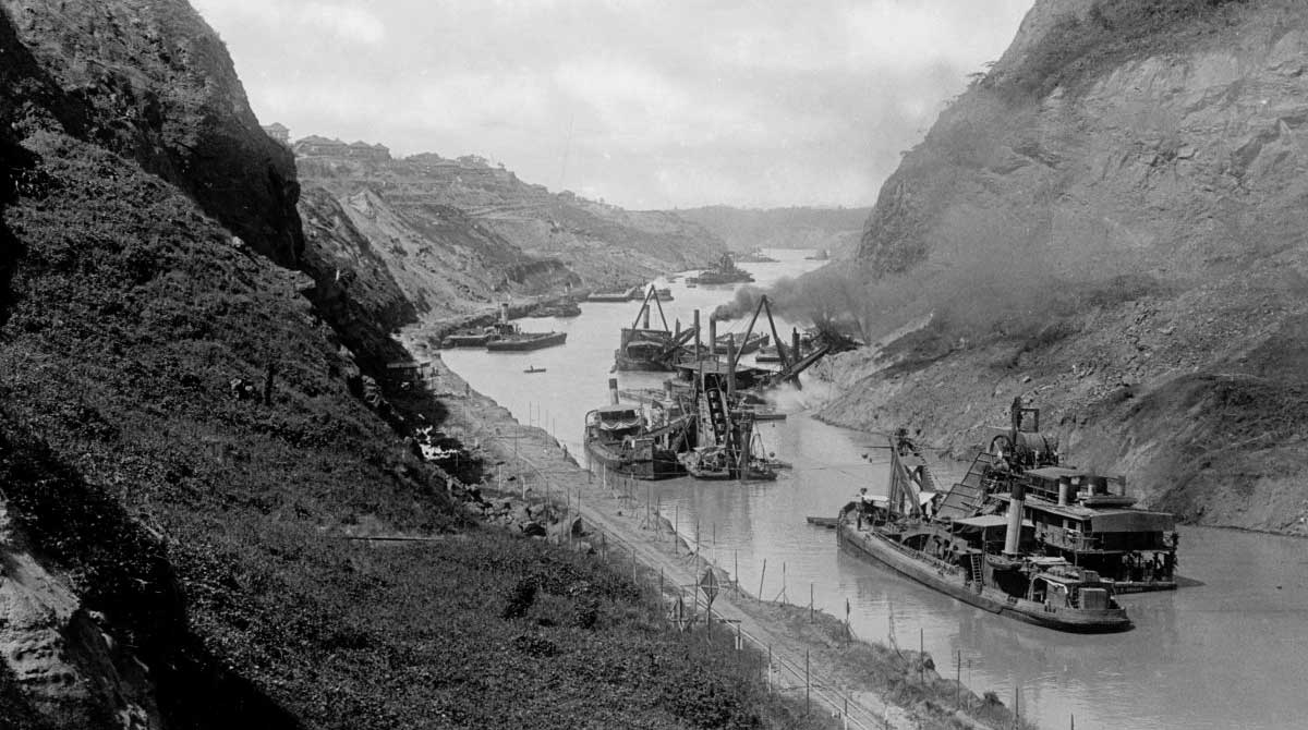 historical background spanish panama canal