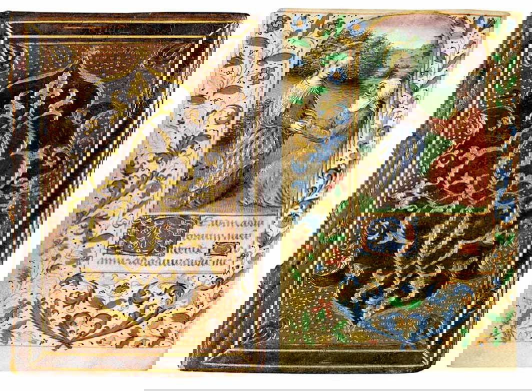 gold cover illuminated manuscript