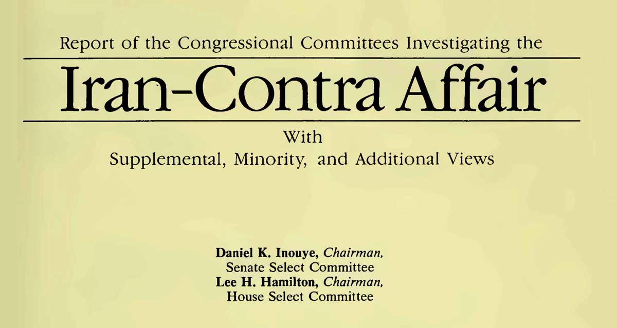 iran contra investigation