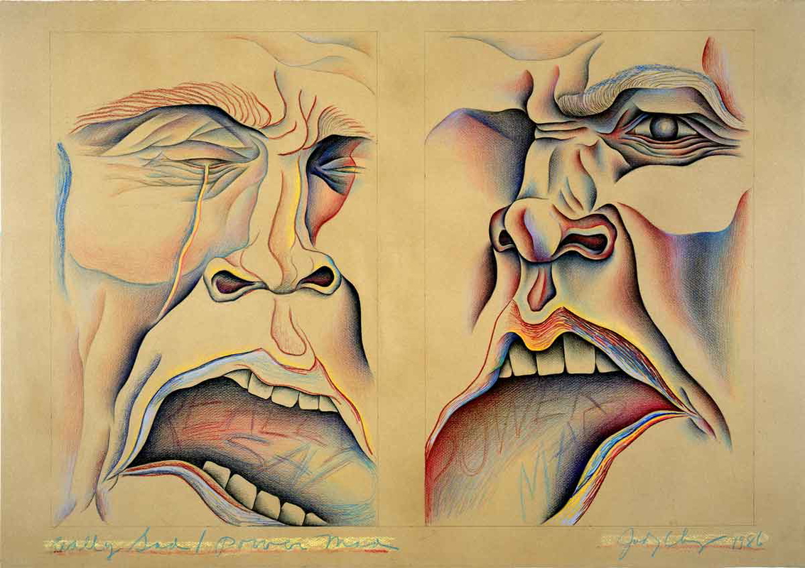judy chicago power play sad mad