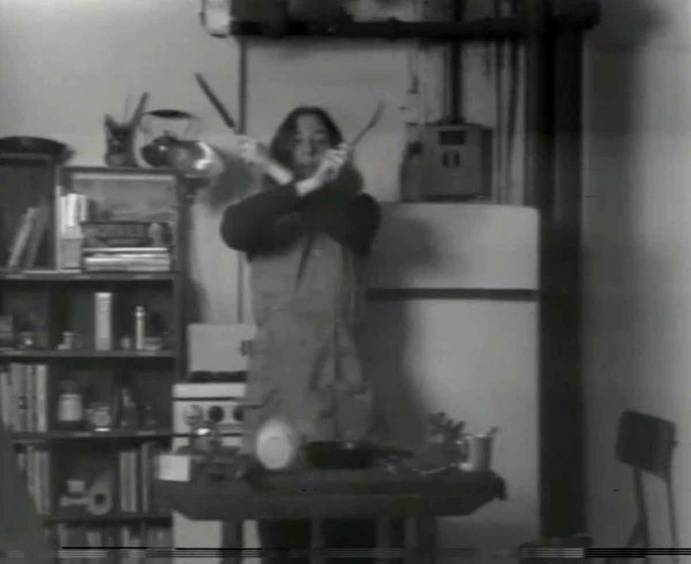martha rosler semiotics kitchen video art