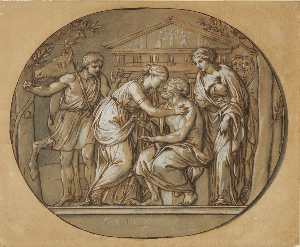 mengs oedipus daughters furies