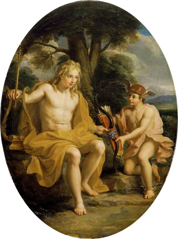 noël coypel apollo and hermes