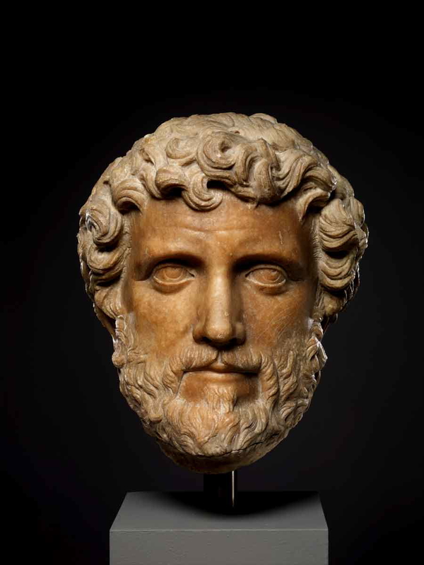 portrait bust antoninus pius marble met museum parthian empire