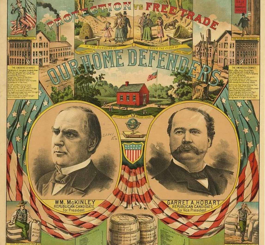 presidential election hobart mckinley american industrial revolution