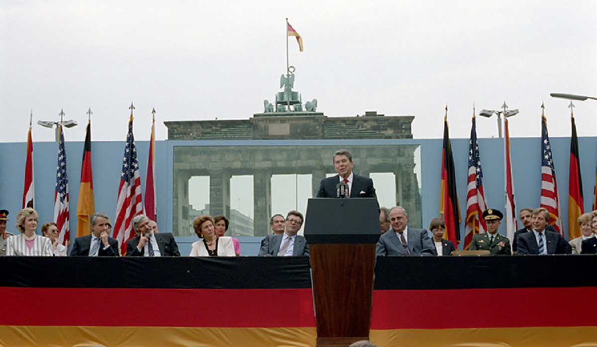 eagan berlin wall speech united states presidents