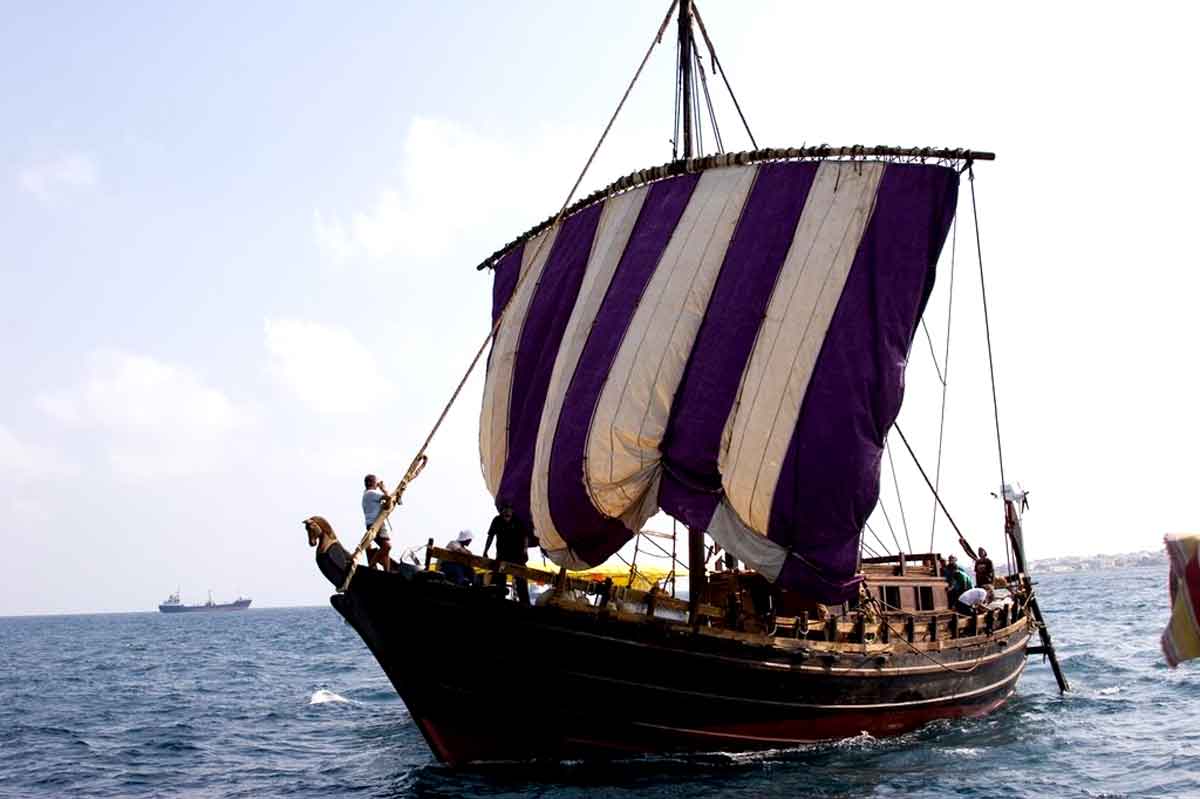 replica phoenician ship