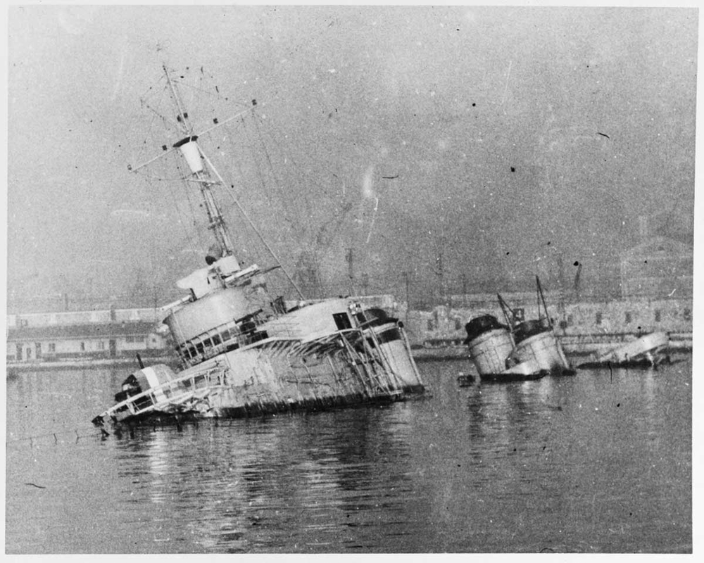 ships scuttled toulon france