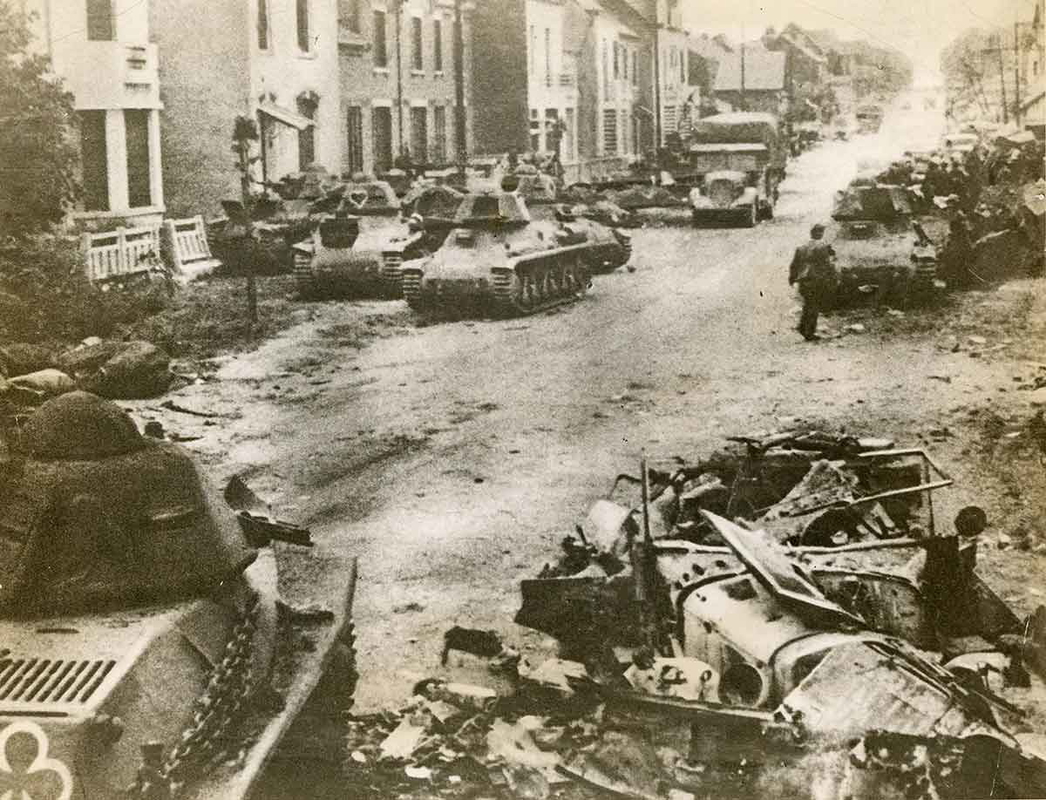 tanks abandoned battle france