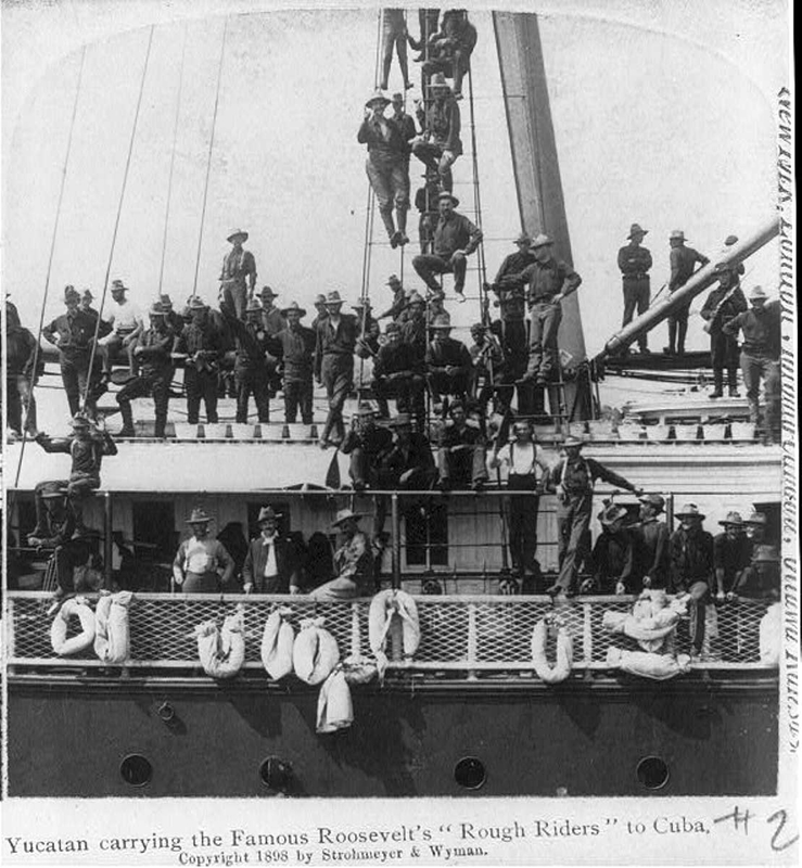theodore roosevelt rough riders spanish american war