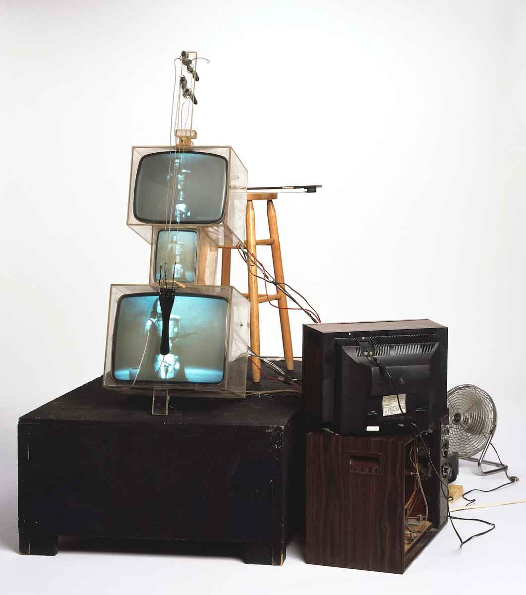 video artists nam june paik tv cello