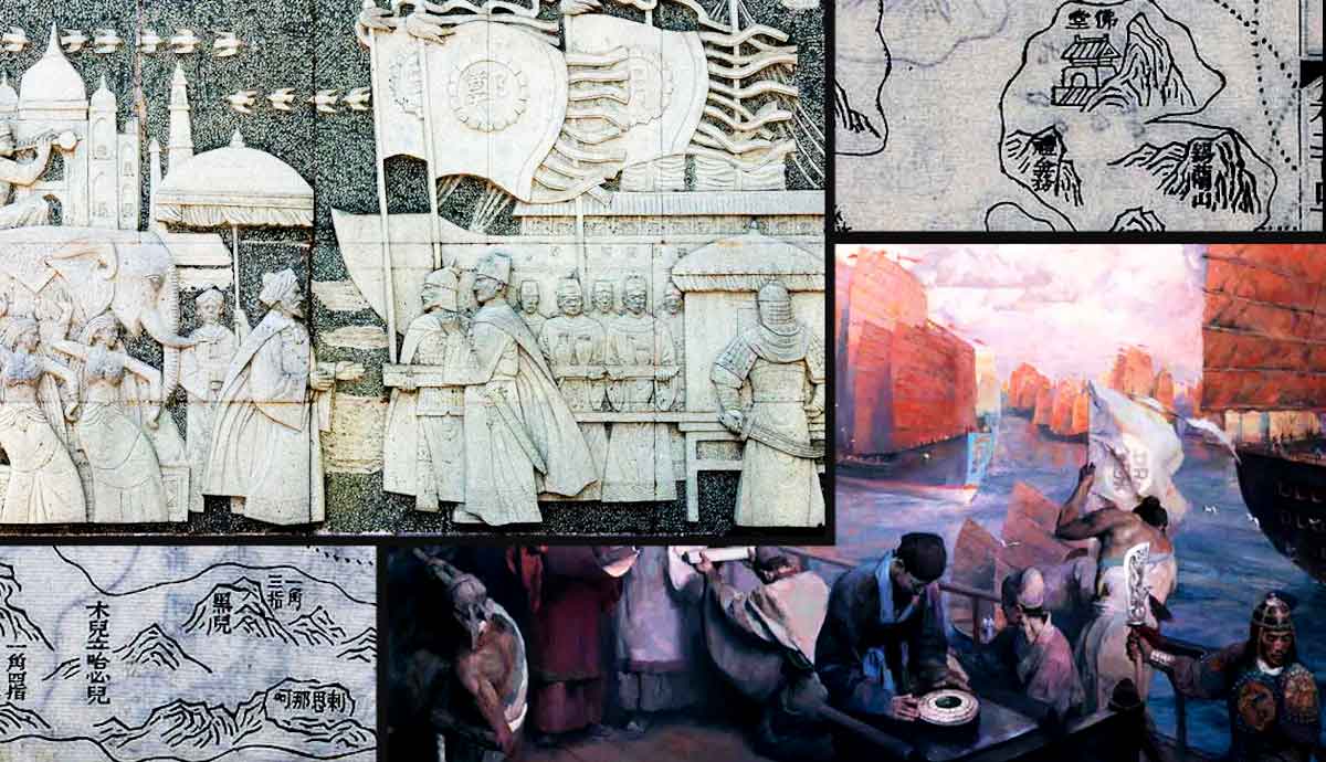 zheng he relief fleet painting