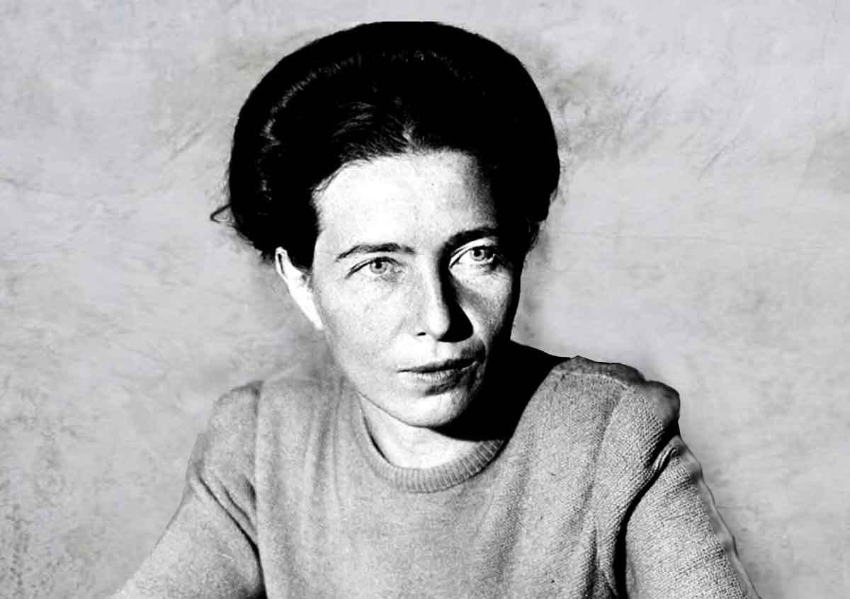 Beauvoir by Roger Viollet 1945