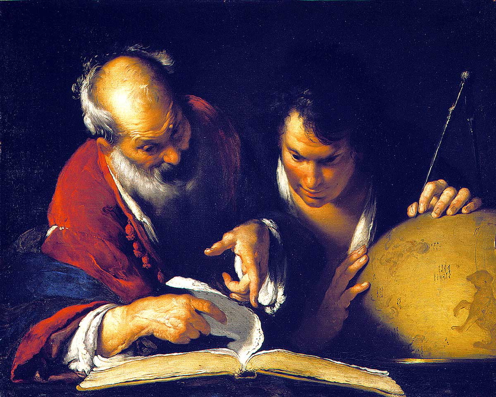 Eratosthenes Teaching Alexandria Strozzi
