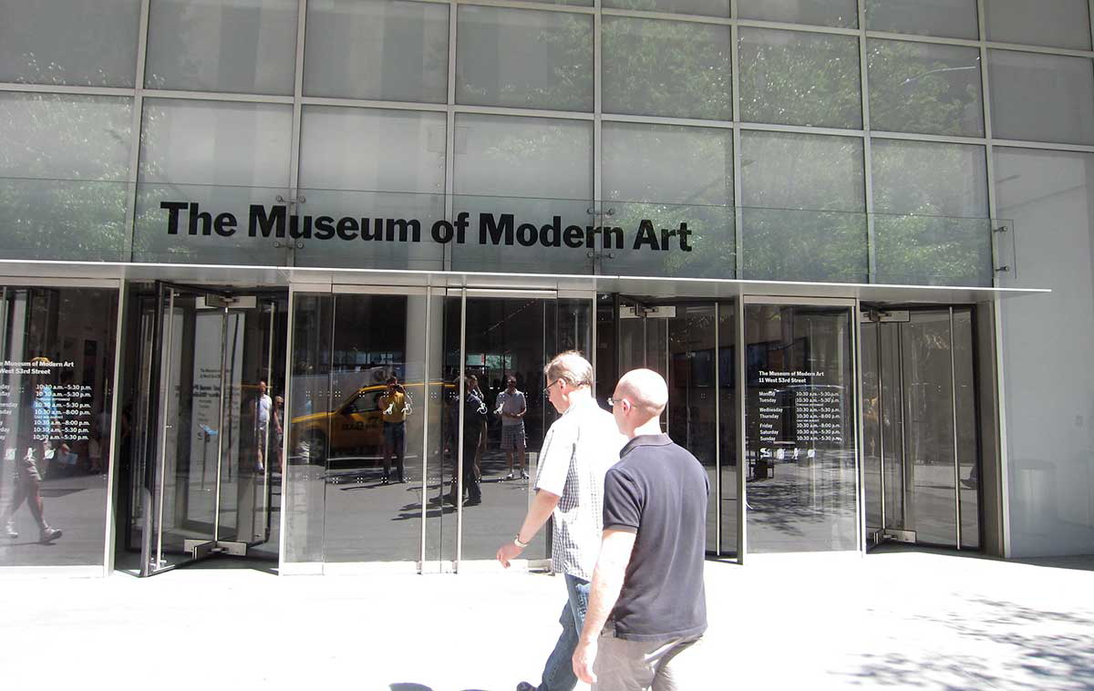 Museum of Modern Art MoMA Doorway New York