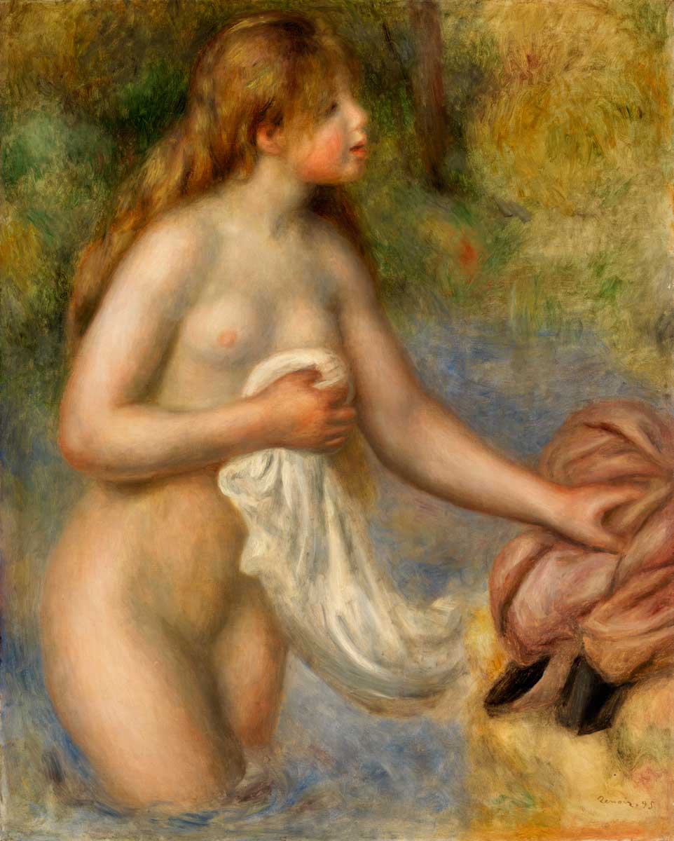 Pierre Auguste Renoir baigneuse