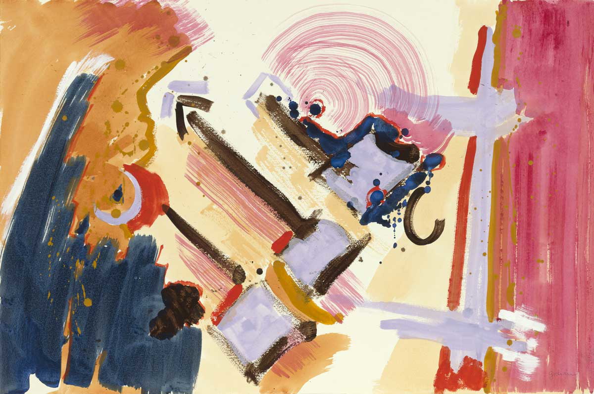 abstract expressionism godwin rock painting 1994