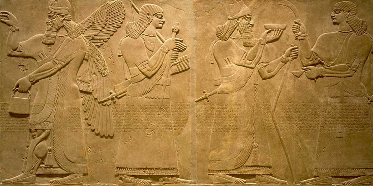 ashurbanipal relief ancient mesopotamia