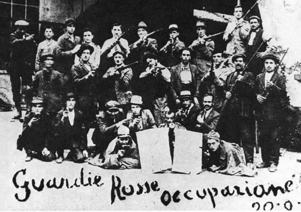 biennio rosso socialist occupation guardie 1920