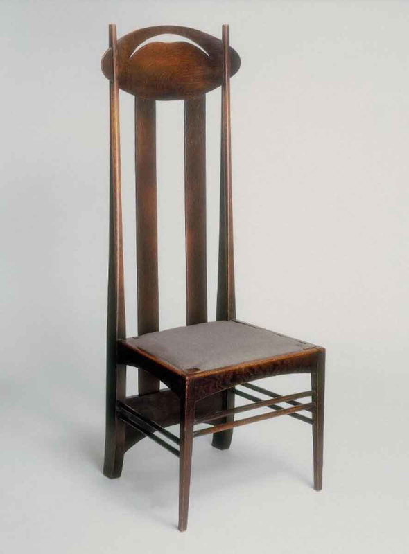 charles rennie mackintosh glasgow high back chair