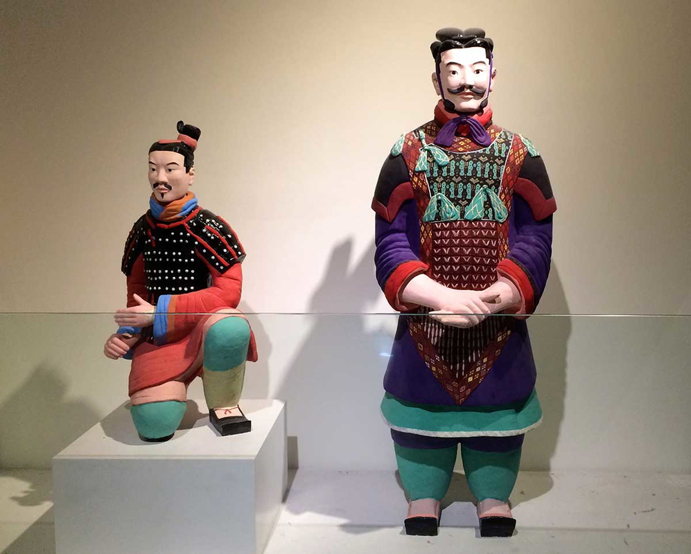 replica models terracotta army soldiers