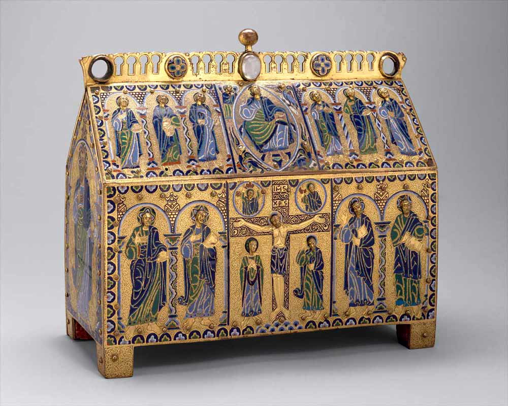 christ crucifixion medieval chasse