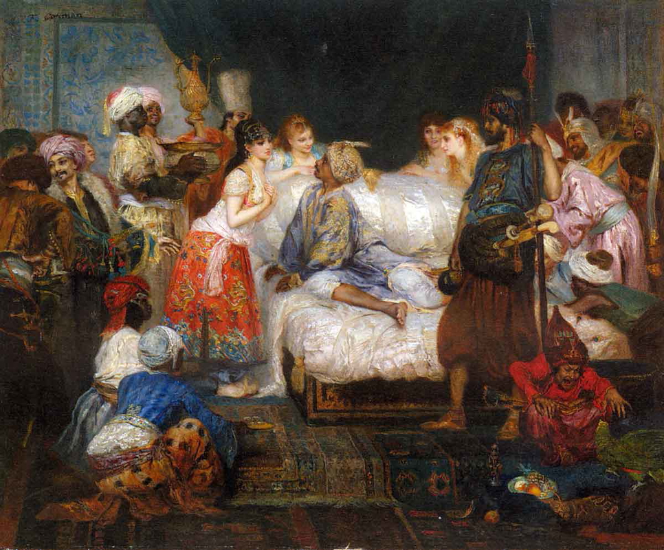 cormon fernand le harem painting