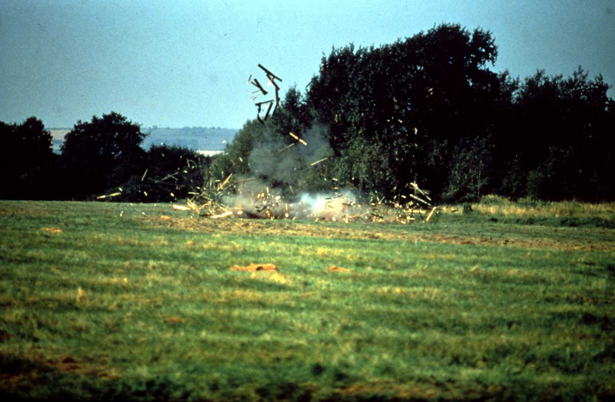 cornelia parker shed explosion