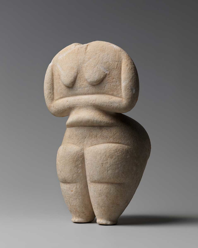 cycladic female figure